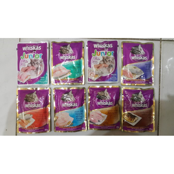 

JUAL Whiskas pouch 85gr isi 24 pcs
