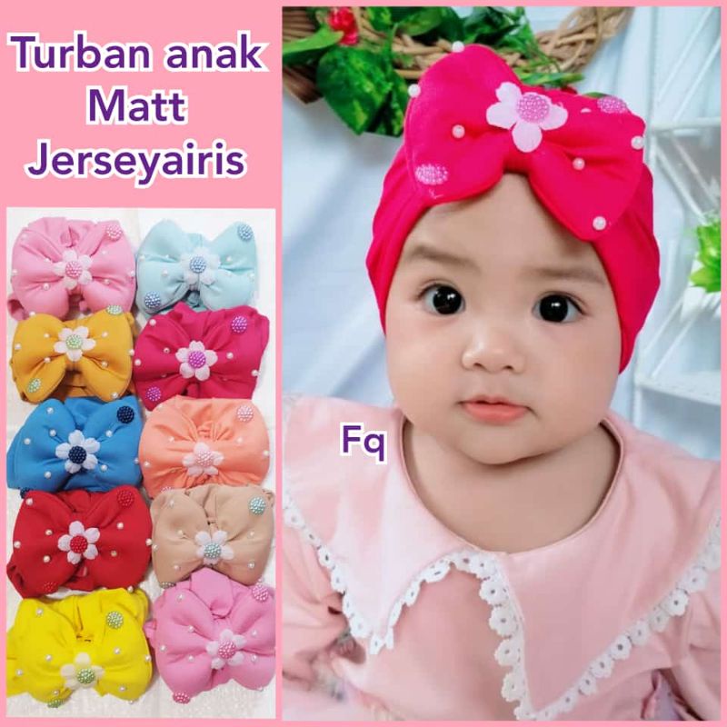 {COD TERMURAH} CIPUT TURBAN BAYI ANAK MOTIF PITA