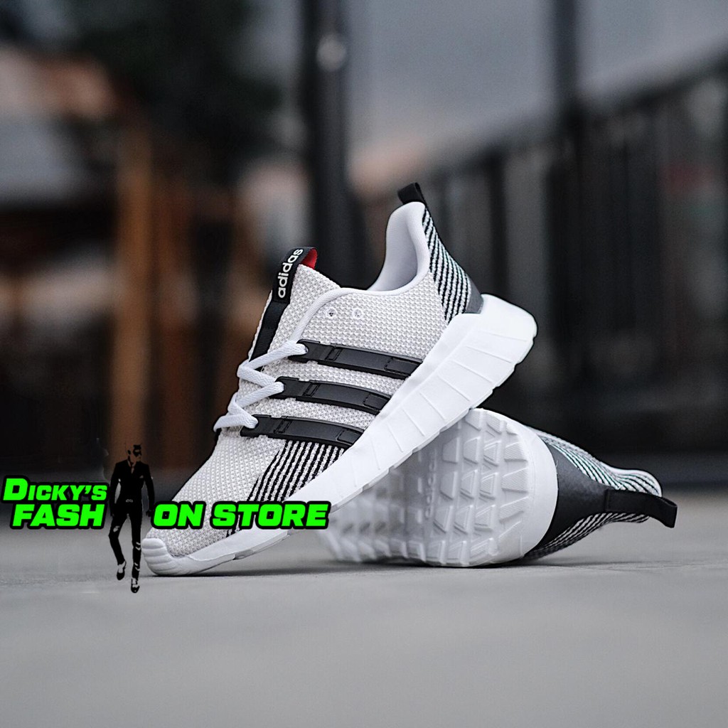 ADIDAS QUESTAR FLOW WHITE BLACK