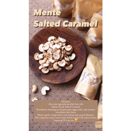 

Mente Pecah Salted Caramel