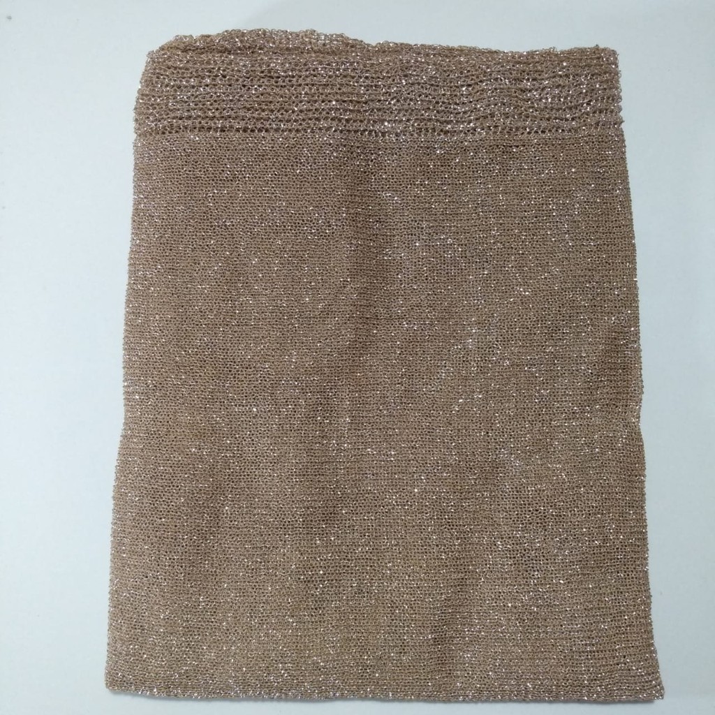 PASHMINA RAJUT GLITTER TERLARIS BAHAN BERKUALITAS HIJAB JILBAB PENGANTIN WISUDA WEDDING-MOCA
