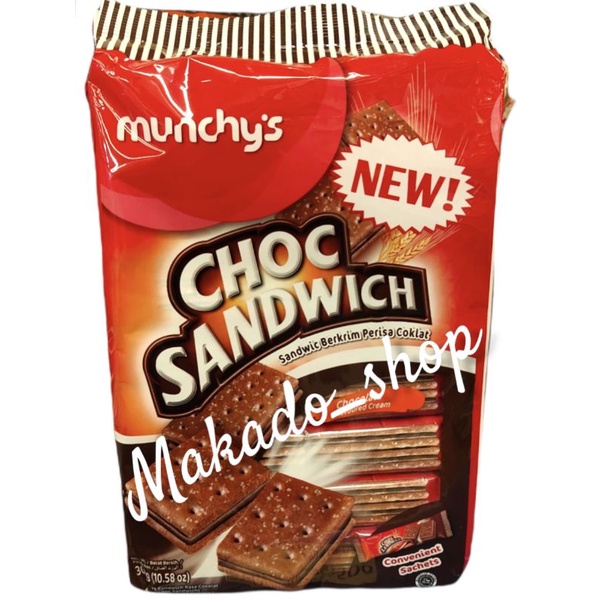 

munchy's choc sandwich 300gr