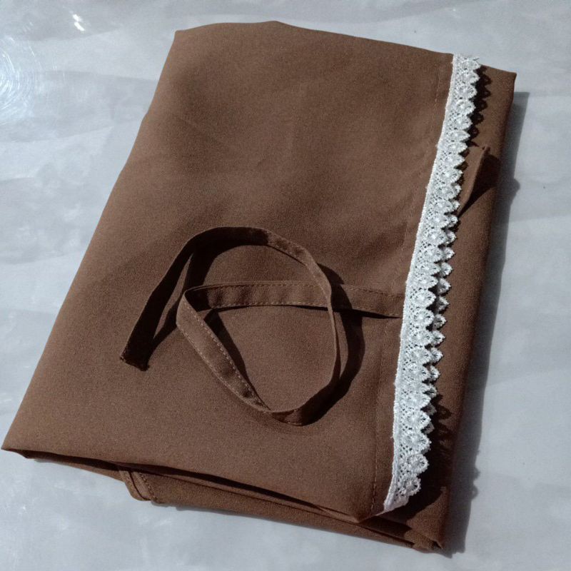 BERGO / KERUDUNG / HIJAB MARYAM RENDA-MOCCA