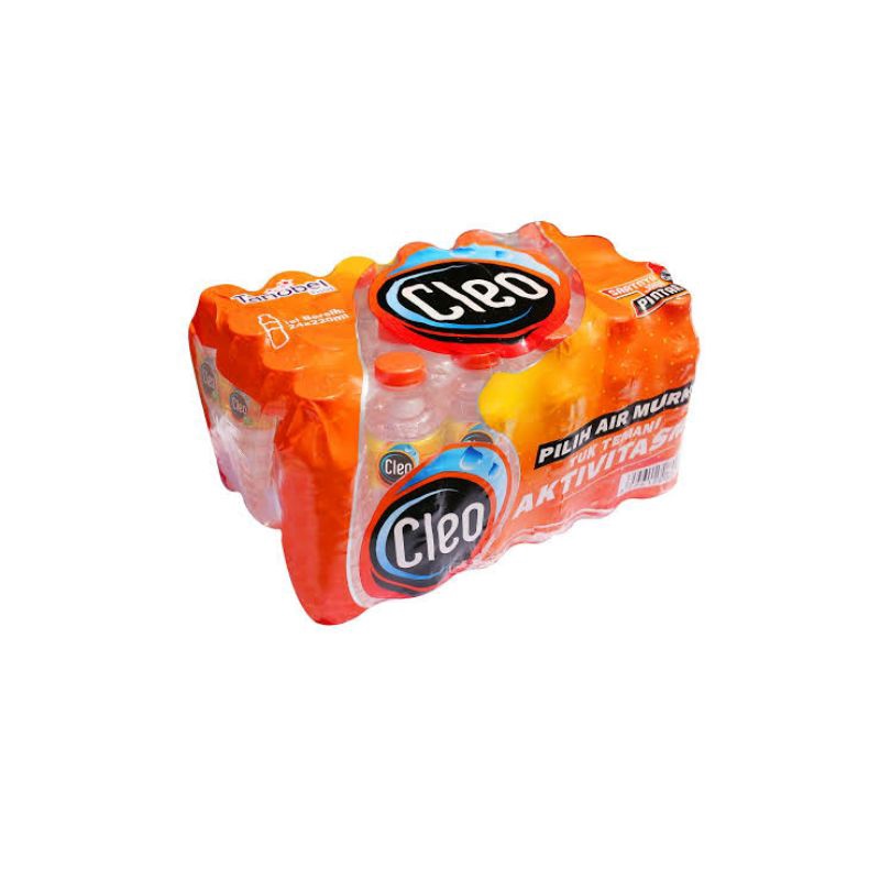 

Air Mineral Cleo botol mini 24 x 220 ml