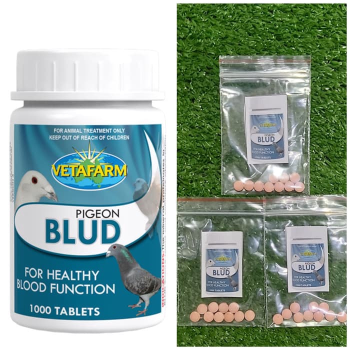 Blud Vetafarm Repack 10tablet/Protein mineral Fungsi Darah/HealtyBlood