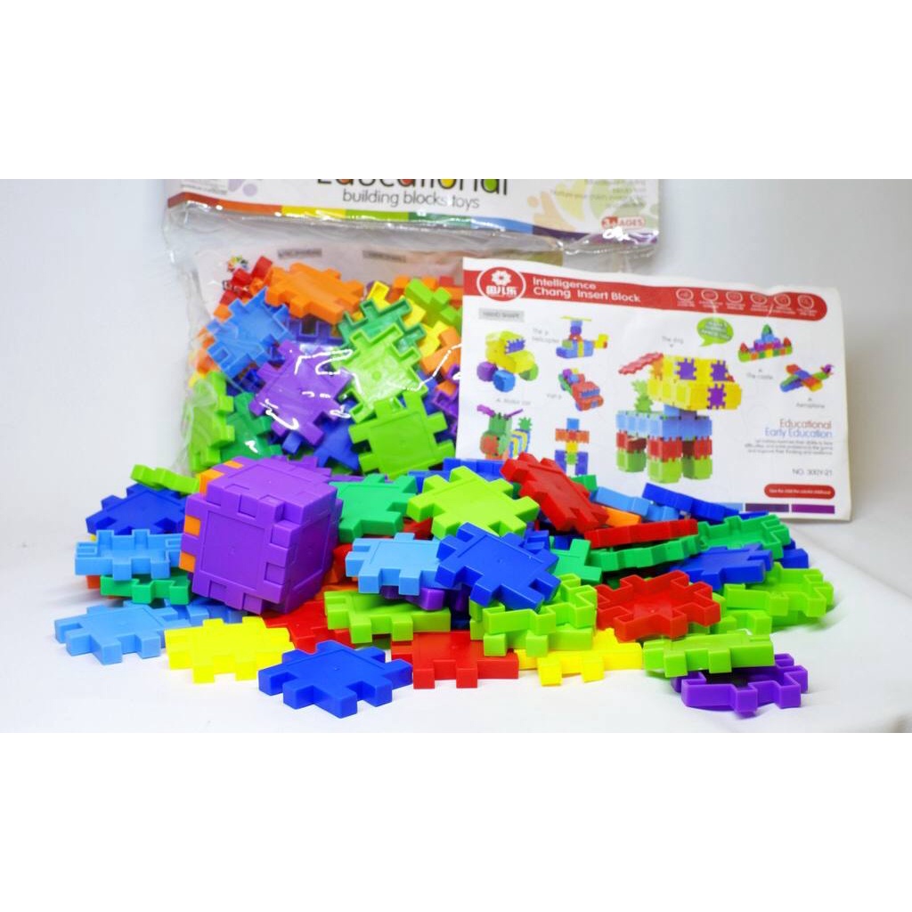 Mainan Educational Building Blocks 3D 300Y-21