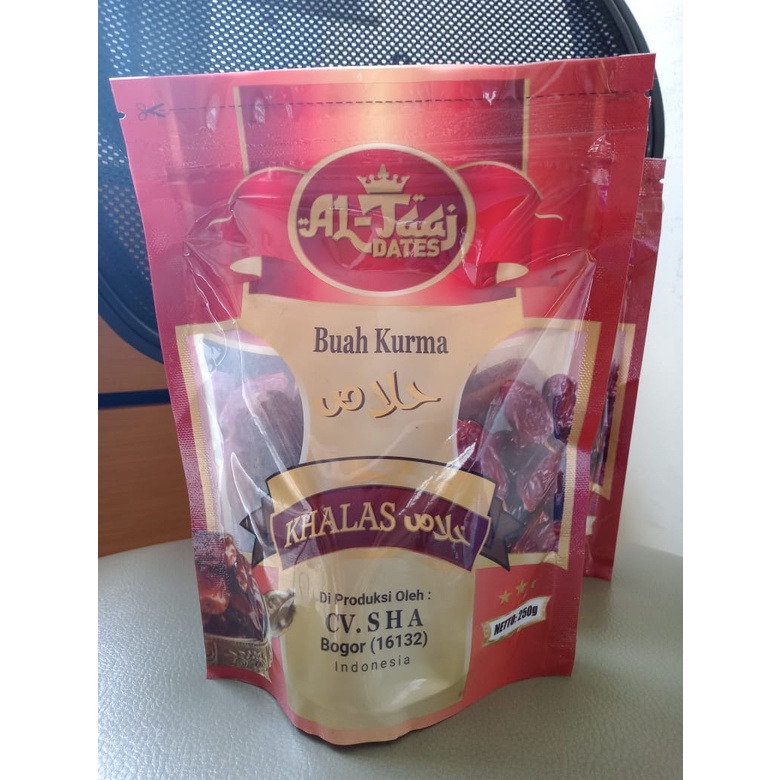 

Kurma Khalas Golden 250gr Pouch