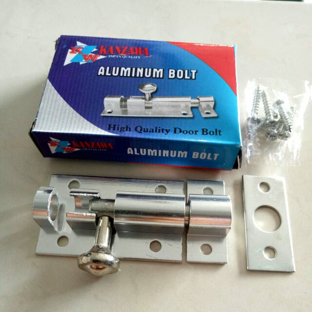  Grendel  pintu jendela  2 aluminium  tebal slot pintu slot 