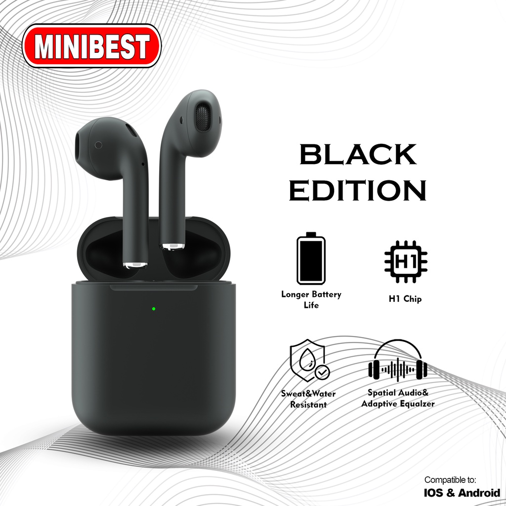 MINIBEST MB_Gen2 Black Edition Wireless Charging Case (Highest Version) By Minibest Indonesia