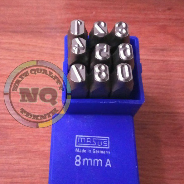 

MASUS Germany Angka Ketok 8 mm Stamp Punch Figure 0-9
