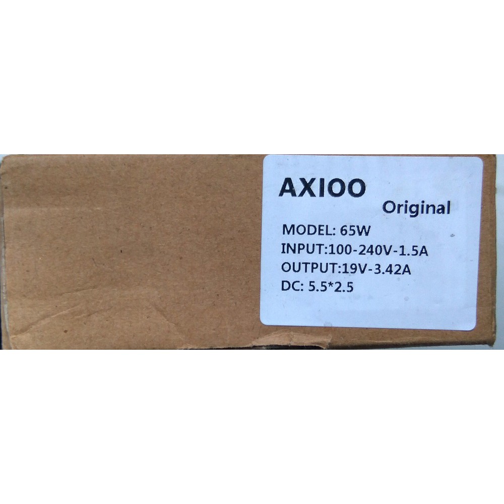 Adaptor original axioo 19v - 3.42A type MNC NEON MLC ClW HNM TLW