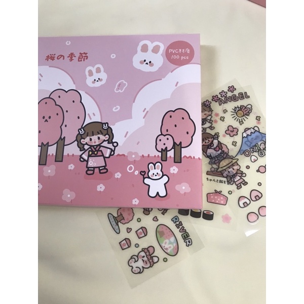 

stiker sticker Lucu perempuan random 1-10 lembar