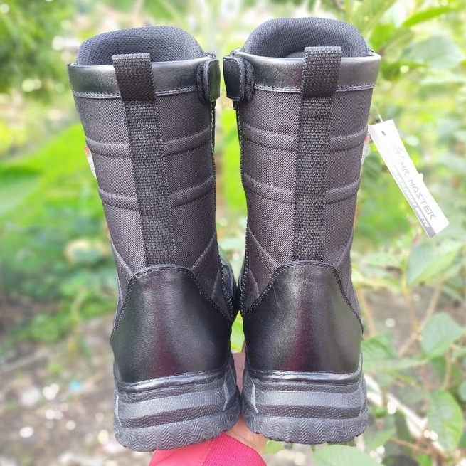 SEPATU PDL TALI PUTAR NINJA MERK MR.MASTER BAHAN KULIT ASLI SEPATU PDL TNI POLRI SECURITY