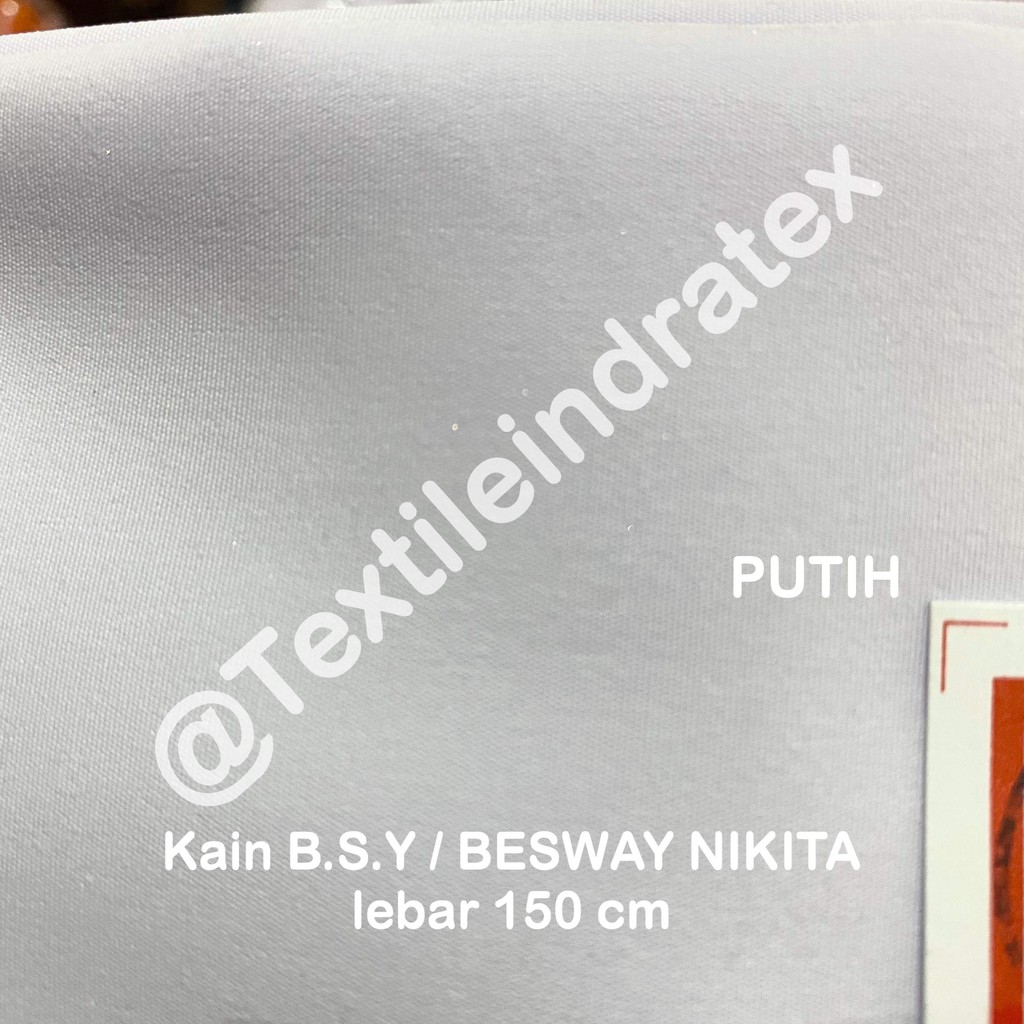 ( per 1 roll ) kain BSY NIKITA BESWAY HIGH TWIST polyester L 150 per ROLL seragam celana gamis printing sublime safari