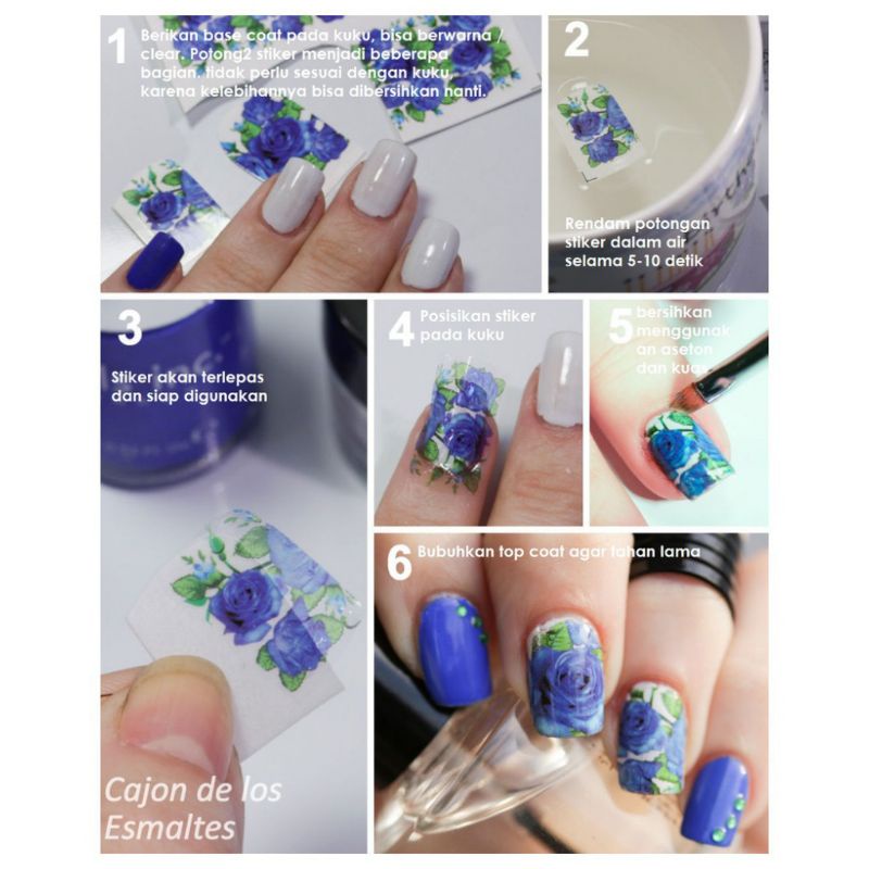 Stiker Kuku Water Decals