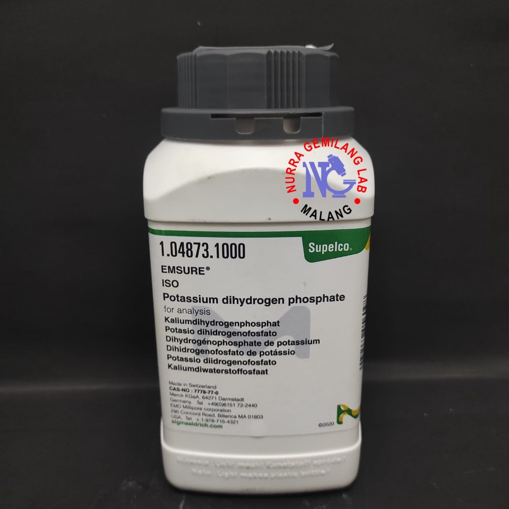 Potassium dihydrogen phosphate KH2PO4 MERCK 1.04873.1000 Ecer 10 gram