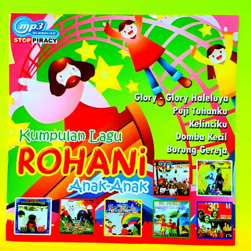 KASET MP3 AUDIO MUSIK RELIGI LAGU ROHANI ANAK ANAK SEKOLAH MINGGU