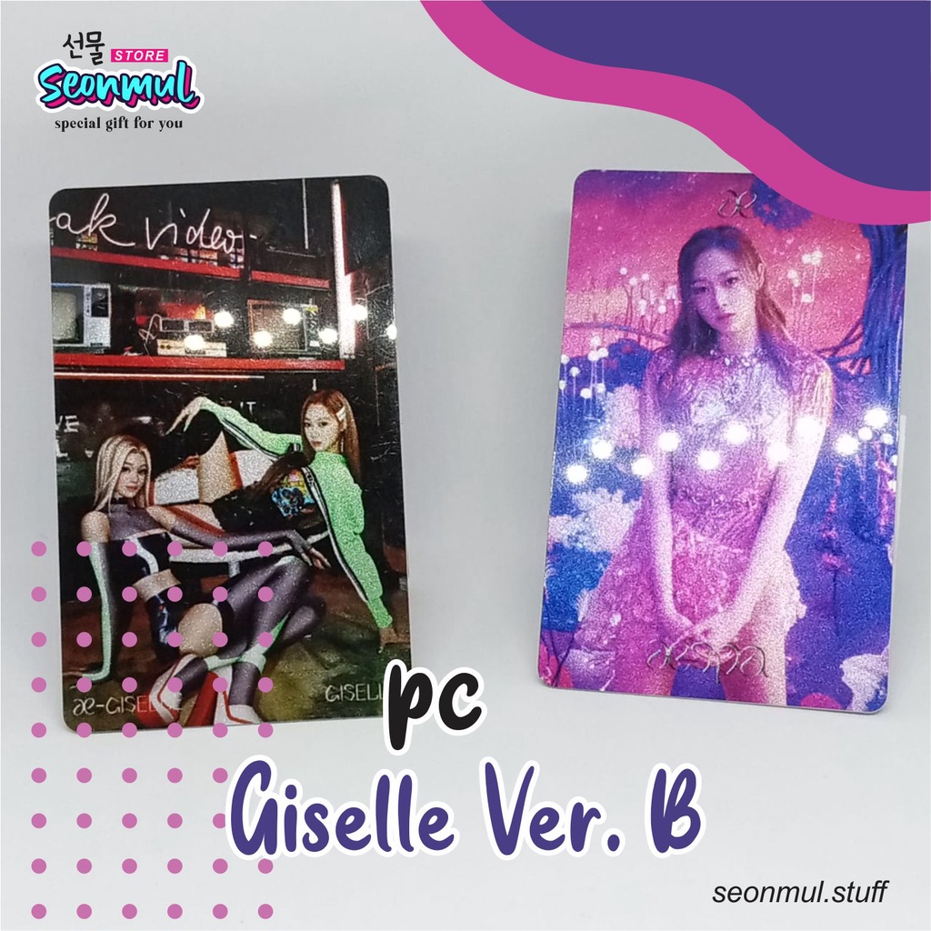 TERMURAH!!! READY STOCK PHOTOCARD AESPA BLACK MAMBA (Giselle Versi B)