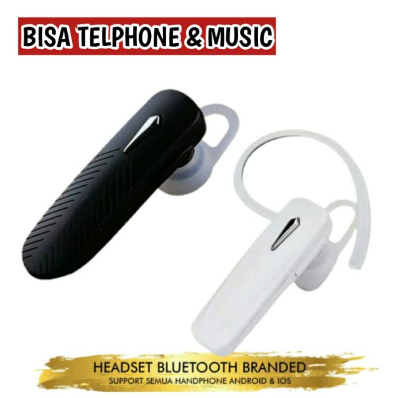 Handsfree / Headset / Headset Bluetooth Branded With Mic Mono