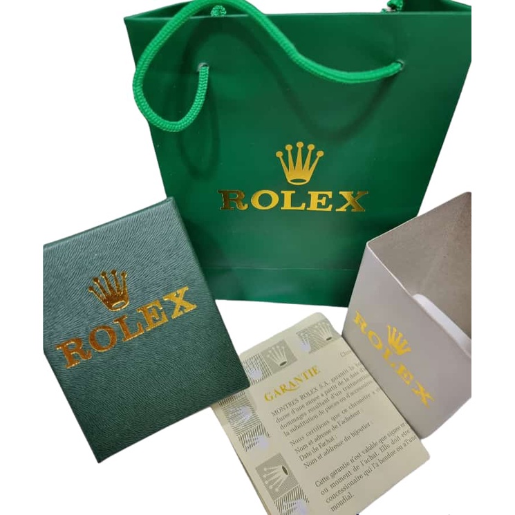 BOX ROLEX DAN PAPER BAG ROLEX / BOX ROLEX INCLUDE PAPER BAG ROLEX / KOTAK JAM TANGAN ROLEX