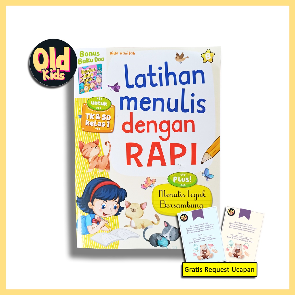 Buku Anak Tk Paud Belajar Menulis - Latihan Belajar Menulis Dengan Rapi