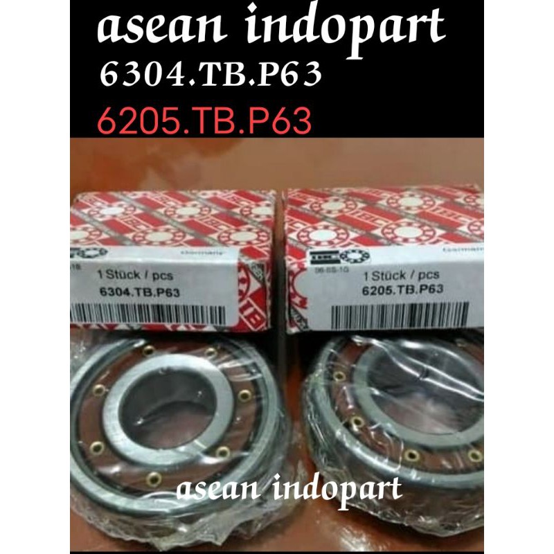 IBC BEARING KRUK AS HIGH SPEED.
1 SET BEARING 6205 TBP63 DAN 6304 TBP63.