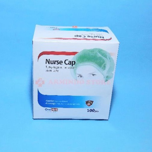 Nurse Cap One Med | Penutup Kepala Medis