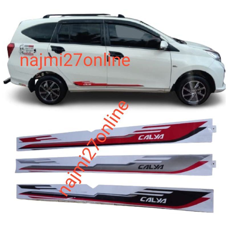 SATU SET STRIPING BODY MOBIL CALYA