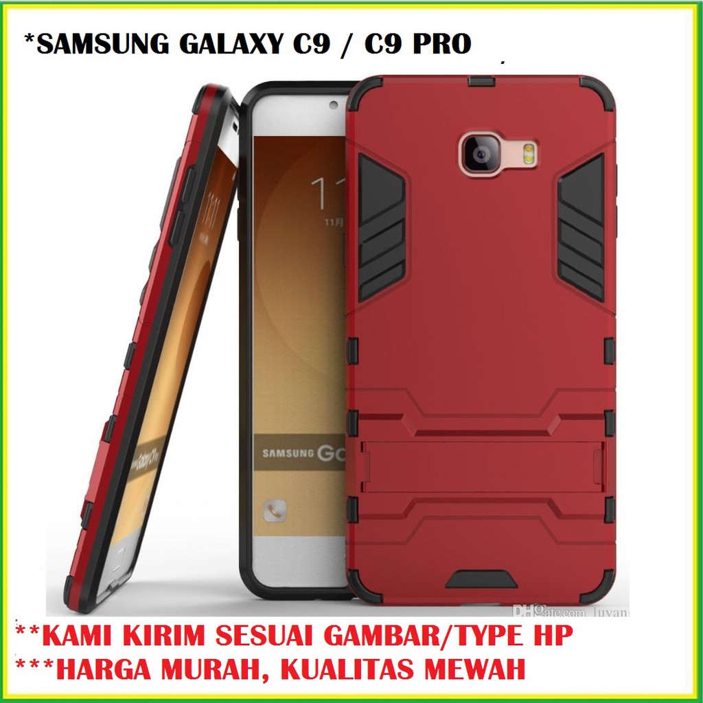 Hardcase Ironman Kickstand Iron Man For SAMSUNG GALAXY C9 C9 PRO Case Transformer