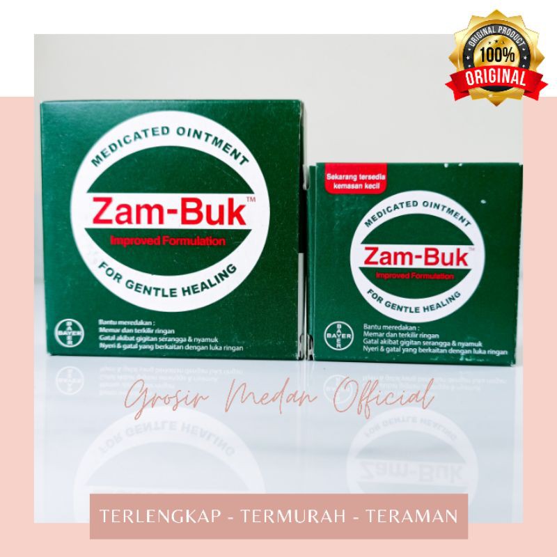 ZAMBUK ORIGINAL 100% TERSEDIA UKURAN BESAR DAN KECIL OBAT MEMAR DIGIGIT NYAMUK DAN SERANGGA