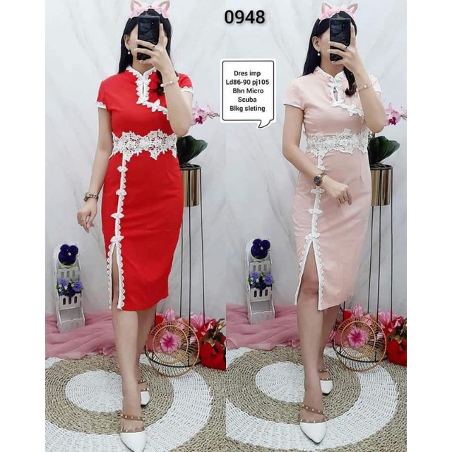 CNY-0984 DRESS CHEONGSAM IMPORT CNY