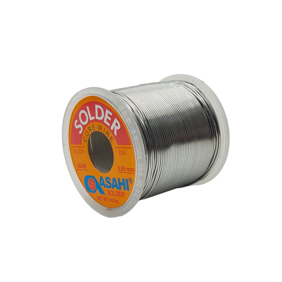 Timah Solder Asahi 0.85mm 1/4kg Timah Gulung 0.85 mm 1/4 kg Grade 60/40 Alloy 250gr