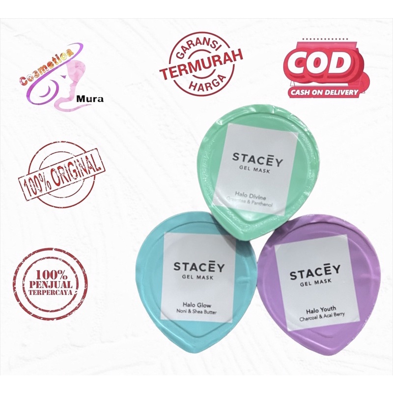 madame gie stacey Gel mask halo divine | halo youth | halo glow gel mask stacey