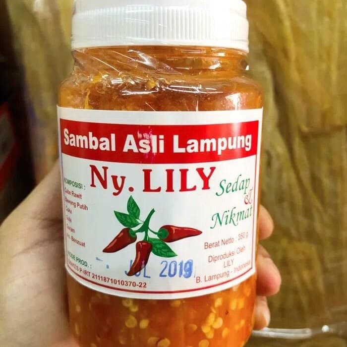 

Ready- Sambel Asli Lampung Ny. Lily 350Gr