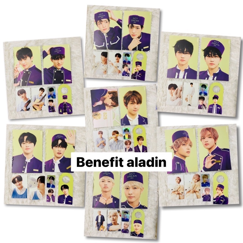 [RESTOCK] SHARING SEASON GREETING 2022 NCT DREAM + BENEFIT ALLADIN ALADIN MEMBER SET READY STOCK Mar