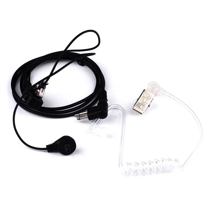 Headset HT FBI Handsfree Militer Polisi Paspampres Detektif Walkie Talkie HT Universal - plugandpay