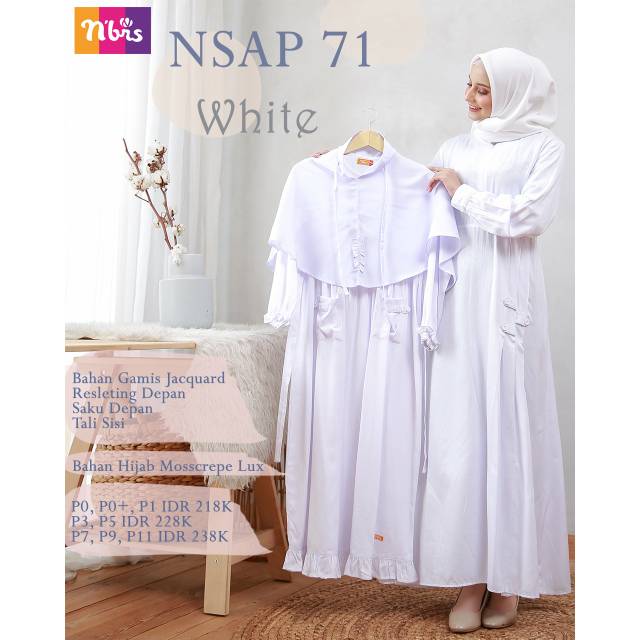 GAMIS ANAK PUTIH/GAMIS ANAK PUTIH NIBRAS