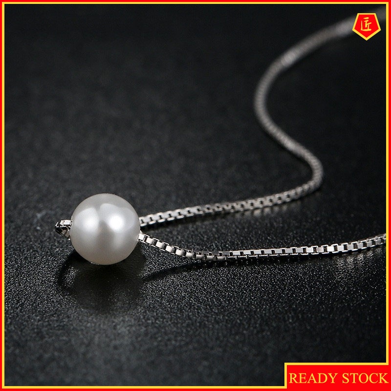 [Ready Stock]Fashion Short Pearl Necklace Fresh Simple Pearl Pendant