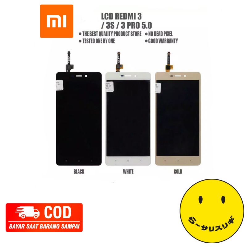 LCD XIAOMI REDMI 3  TOUCHSCREEN LCD XIAOMI REDMI 3 / REDMI 3S / REDMI 3 PRO FULLSET TOUCHSCREEN