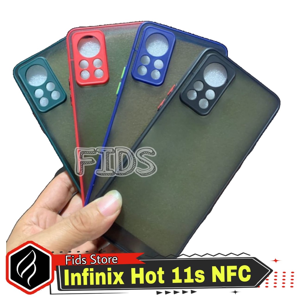 Case INFINIX HOT 11s NFC Case AERO Dove Matte Transparan Slim Fuza Macaron Case My choice CAse Dove