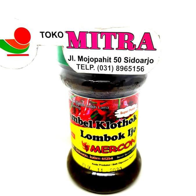 

Open Ds] Mercon Sambel Klothok Lombok Ijo 150Gr