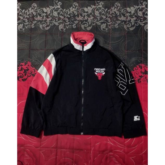 jaket chicago bulls starter second original