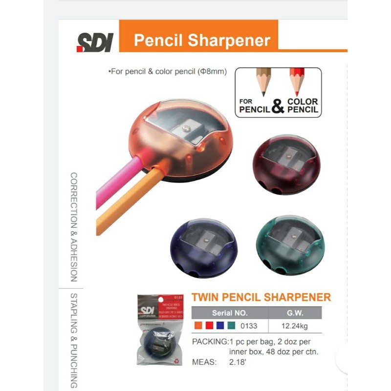 

SDI 0133/ 2 Hole // Rautan Ekstra Tajam Pisau baja