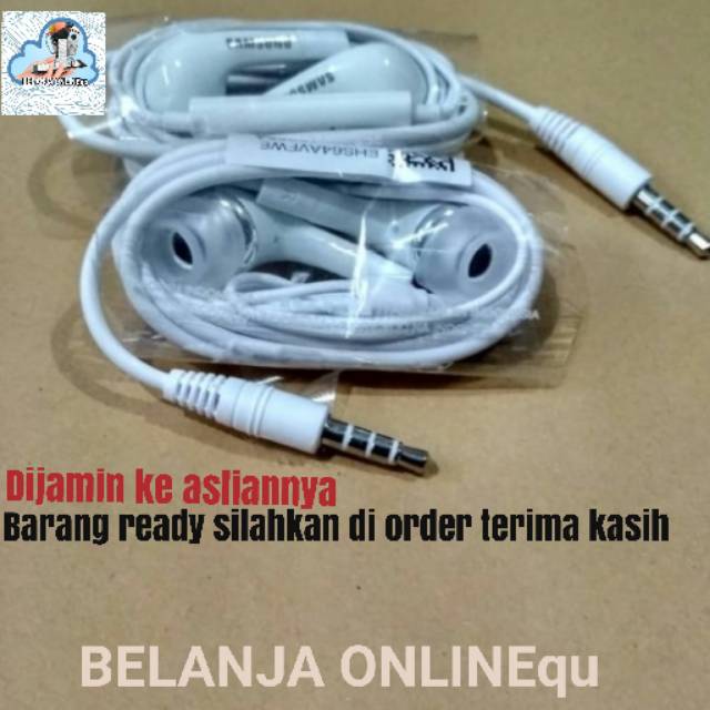 HEADSET SAMSUNG ORIGINAL / EARPHONE SAMSUNG A70 ORI 100% ASLI BAWAAN HP MADEIN INDONESIA