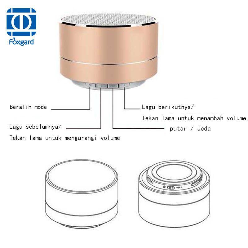 Speaker Bluetooth Mini A10 USB Memori