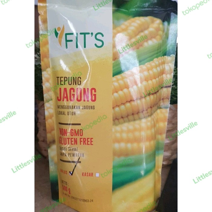 

PROMO [COD] FITS Tepung Jagung HALUS (Polenta) Non GMO Polenta Corn Flour 500 g