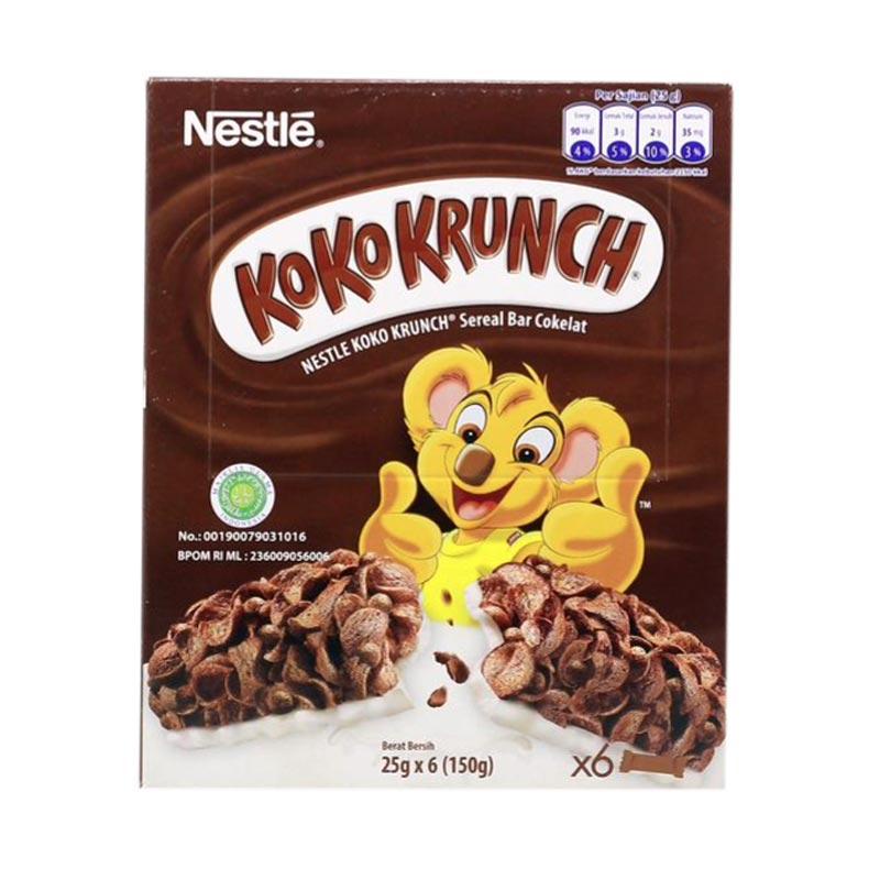 

Nestle koko krunch sereal bar 6 pcs