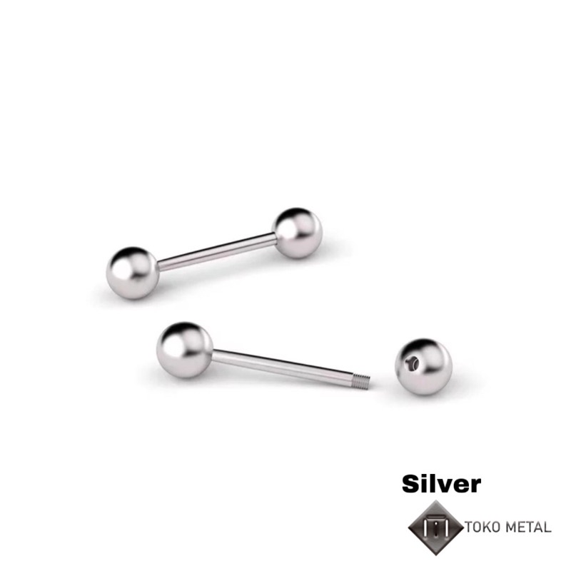 ANTING 100% TITANIUM KUALITAS TINGGI PIRCING/TINDIK BARBEL PRIA &amp; WANITA [ TOKO METAL ]