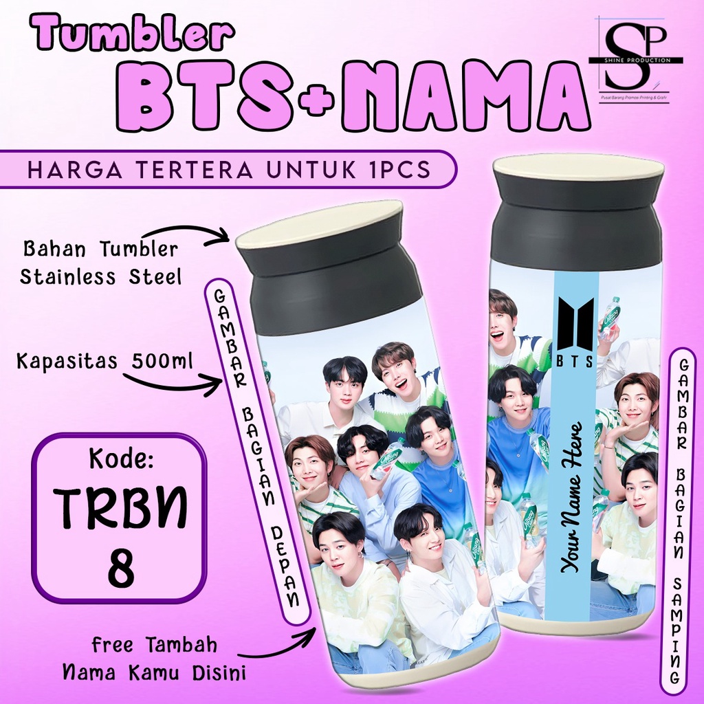 Tumbler Travel BTS Botol Minum BTS