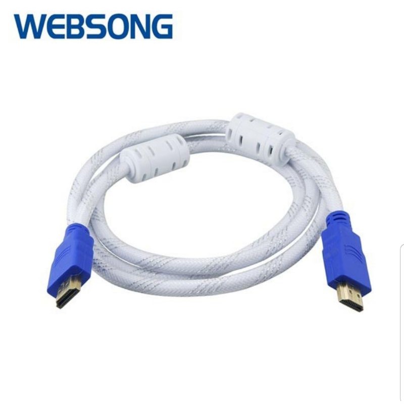 Kabel HDTV Male to Male 50CM 1.5M 3M 5M 10M Full HD V1.4 WEBSONG